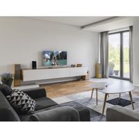 Antena Interior HAMA Pro – DAB+, DVB-T2 Y FM, Con Amplificador Automático Y Soporte De Pared