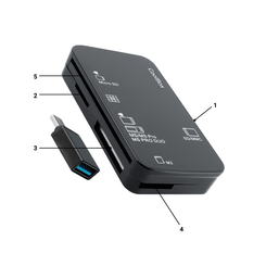 TooQ LECTOR DE TARJETA DNIe EXTERNO USB 2.0 NEGRO